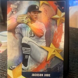 Topps Jackson Jobe Card - White, Navy & Gold